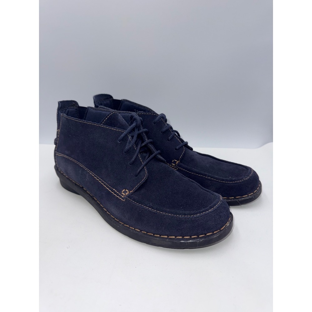 Clarks Collection Chukka Desert Boots Women 10 Blue  Suede 26063002